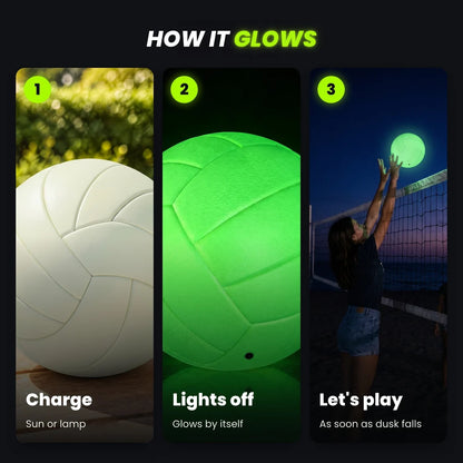 Lumino™ Glow-in-the-Dark Volleyball